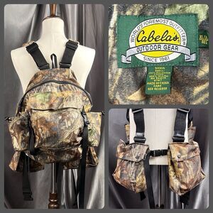 Y2K Cabela's Super Tat'r 3 Tactical Turkey Vest  XL/2XL Realtree Camouflage Hunt